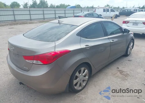 2013 Hyundai Elantra Limited из США, поврежденный, VIN 5NPDH4AEXDH307972